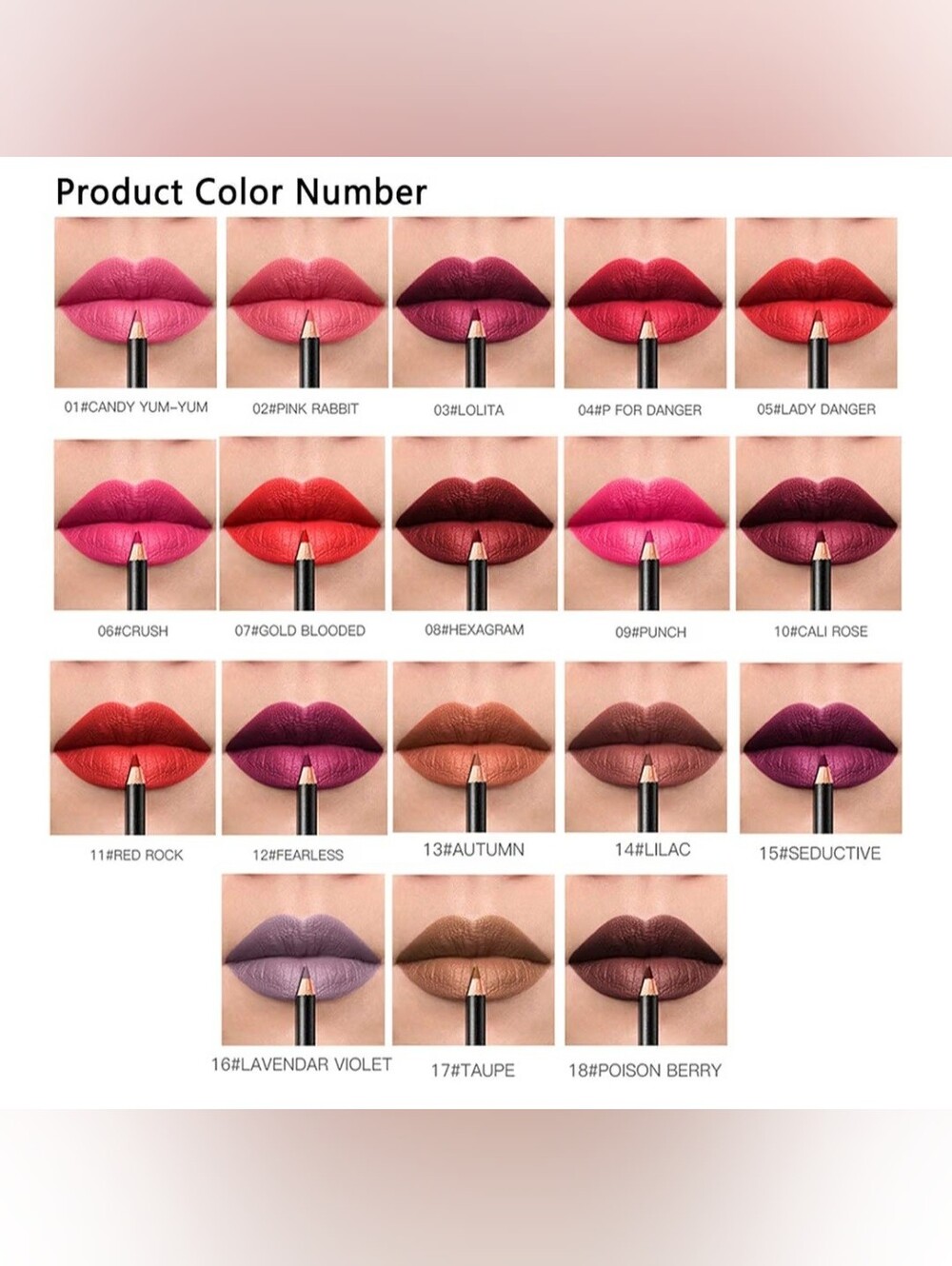 Matte Lip Liner - Your Choice Of One - Picture 2 of 2